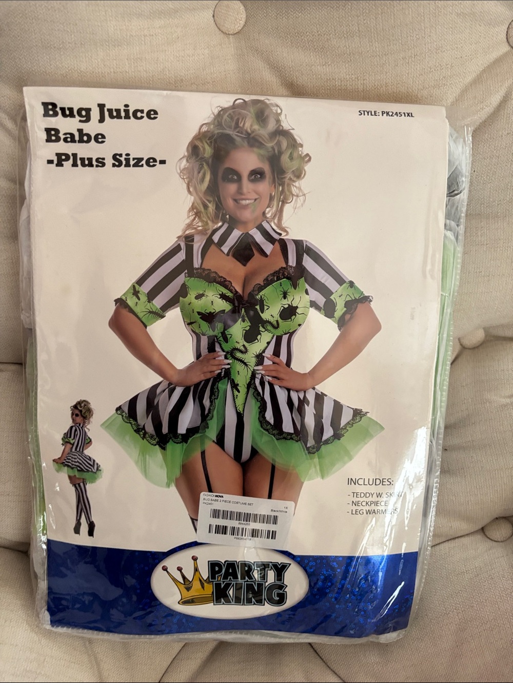 Party King Bug Babe Costume Set NWT